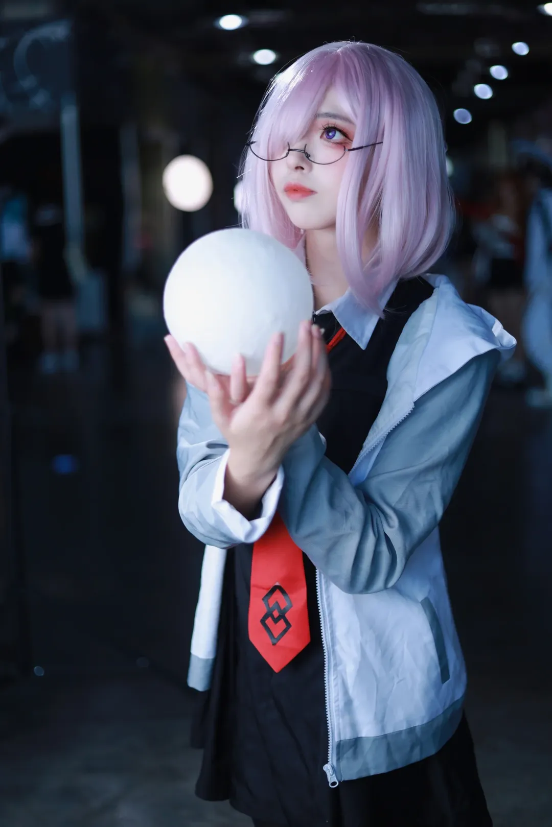 Convention photo, Convention photos, Fate/Grand Order, Black stockings, Mash cosplay - Image 2