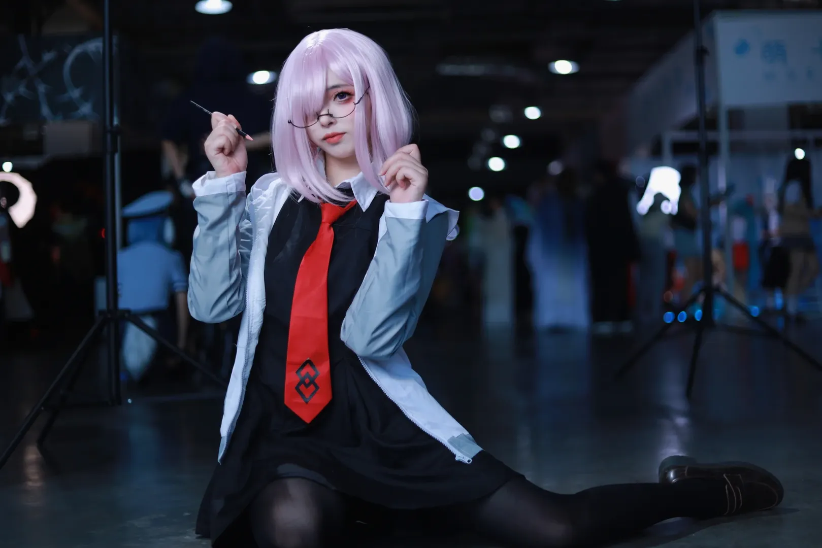 场照, Fate/Grand Order, 漫展返图, 黑丝cos, 玛修cos