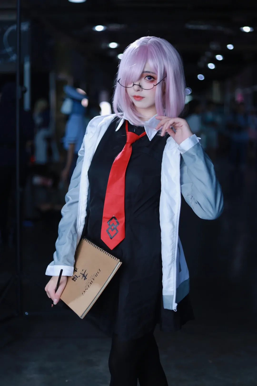 二次元, Fate/Grand Order, イベント写真, 黒ストッキング, マシュコスプレ - 2枚目