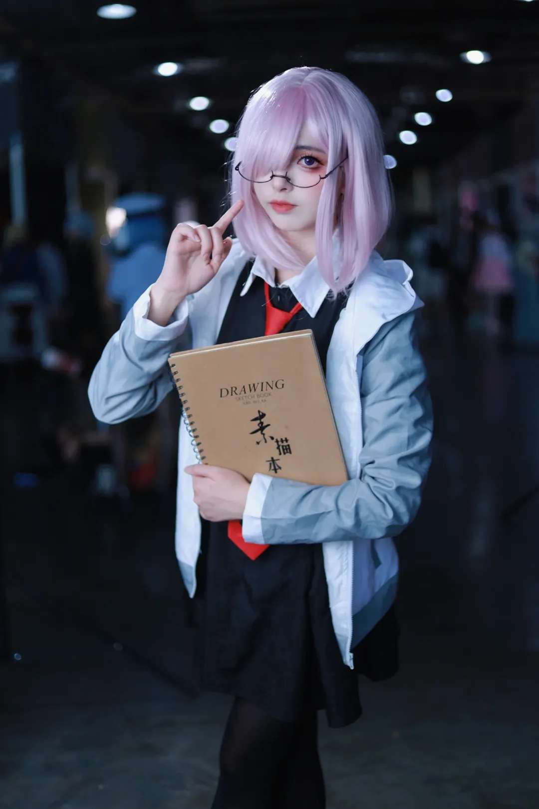 二次元, Fate/Grand Order, イベント写真, 黒ストッキング, マシュコスプレ - 4枚目