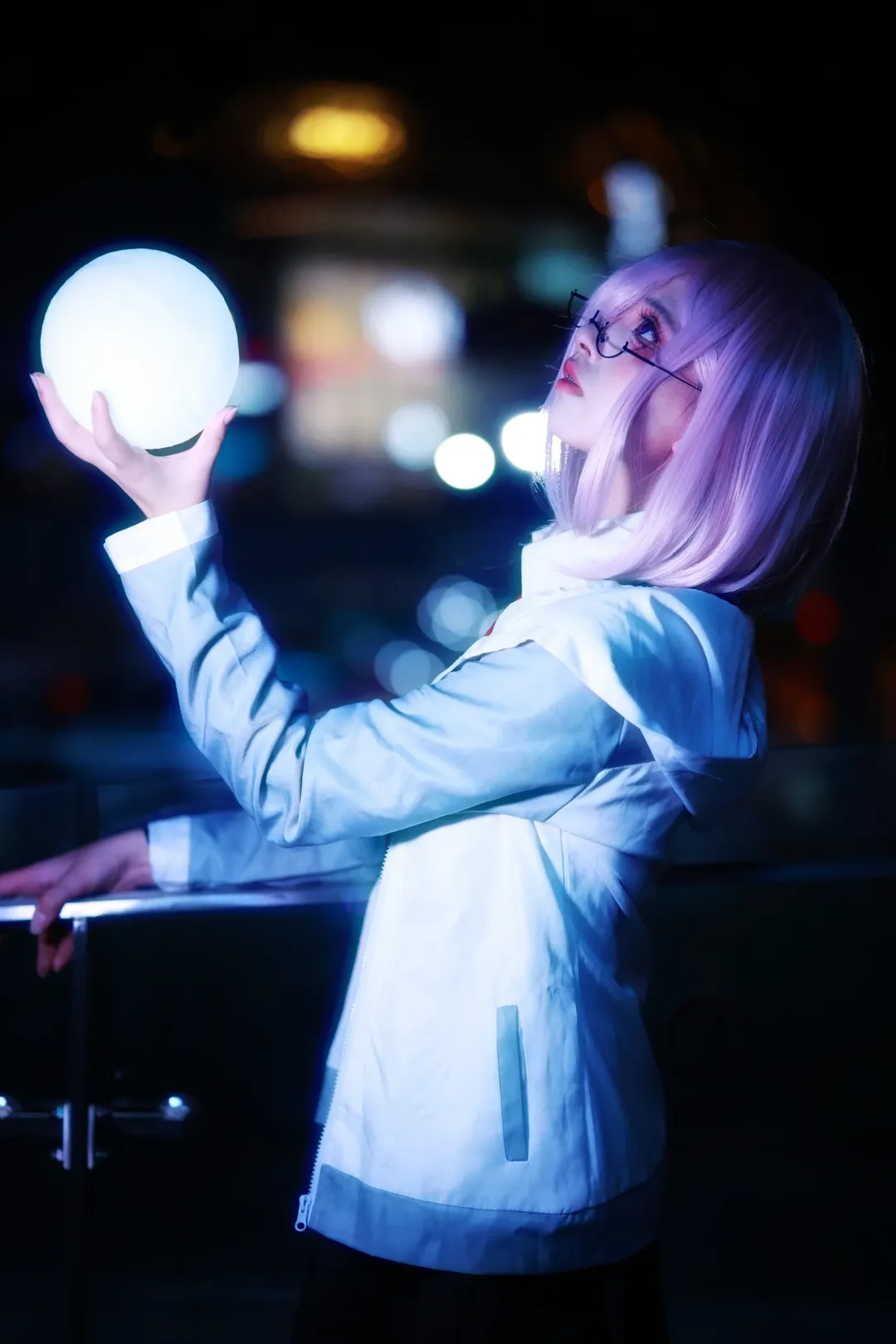 Fate/Grand Order, 夜景摄影, 型月, 玛修cos, 发光球体 - 第1张