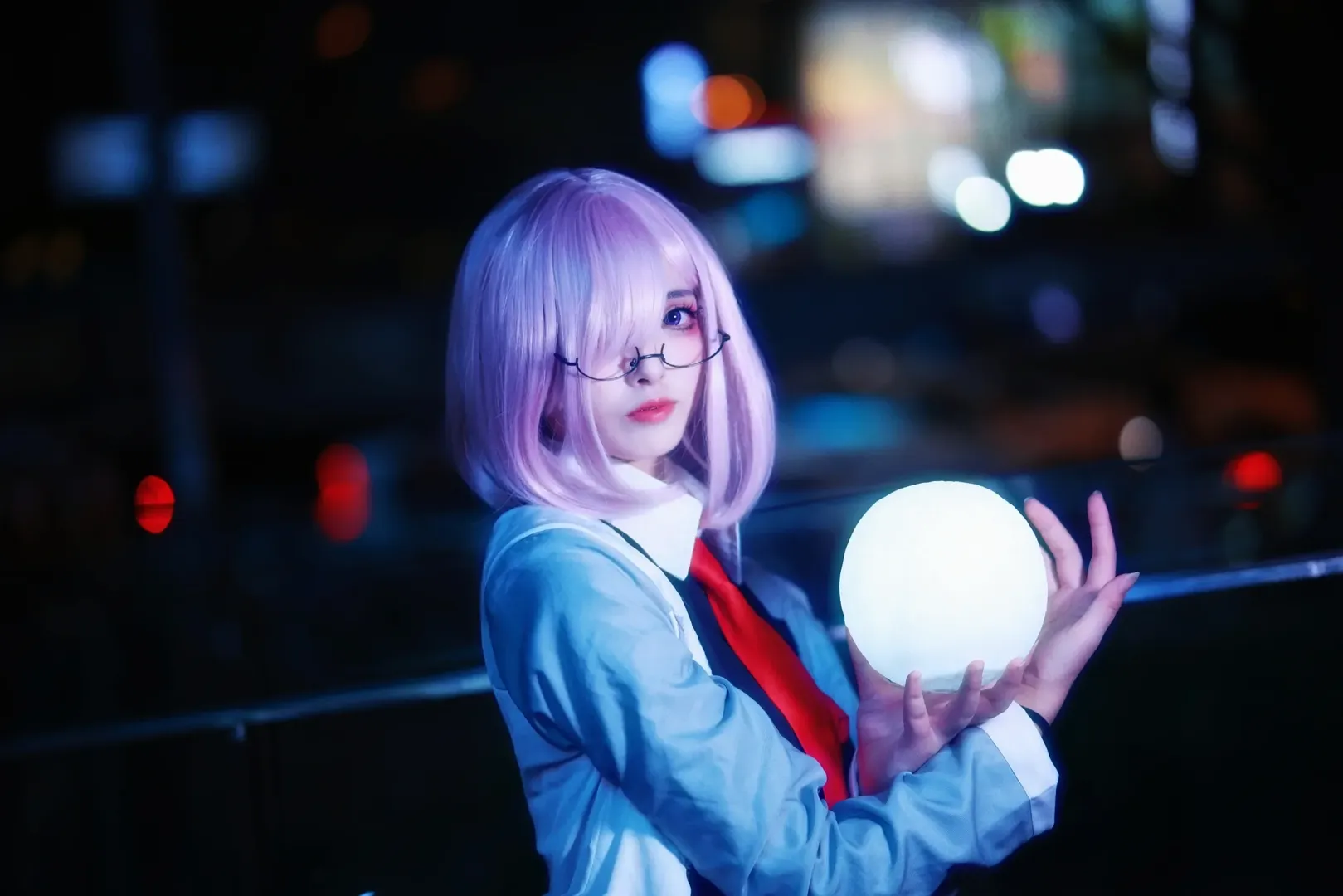 Fate/Grand Order, 夜景摄影, 型月, 玛修cos, 发光球体 - 第3张
