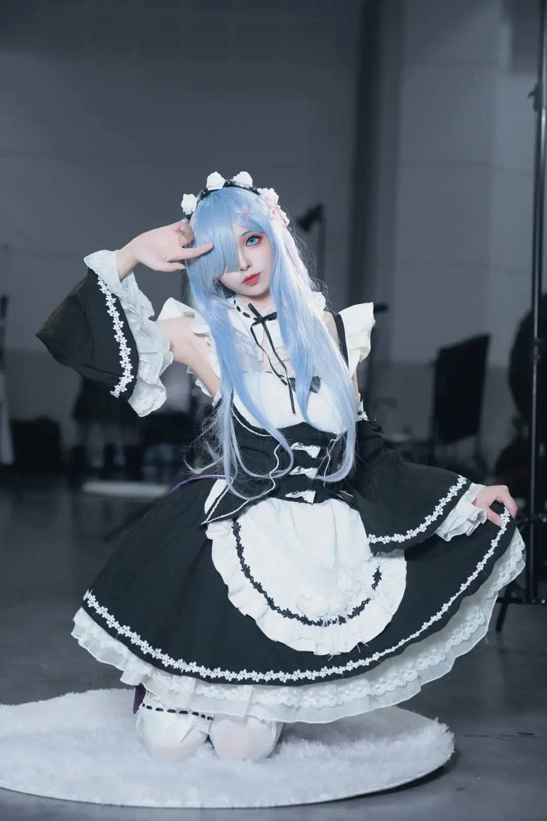 漫展返圖, 從零開始的異世界生活, 白絲, cosplay場照, 雷姆cos - 第1張