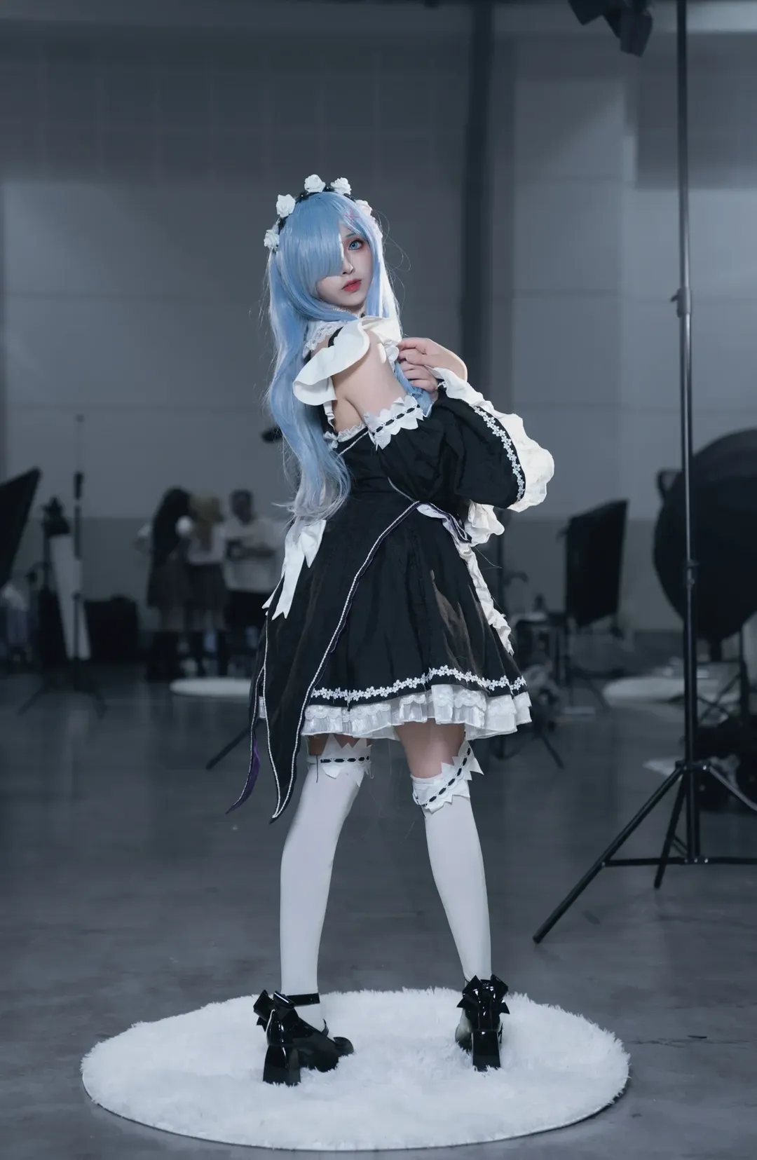 漫展返圖, 從零開始的異世界生活, 白絲, cosplay場照, 雷姆cos - 第4張