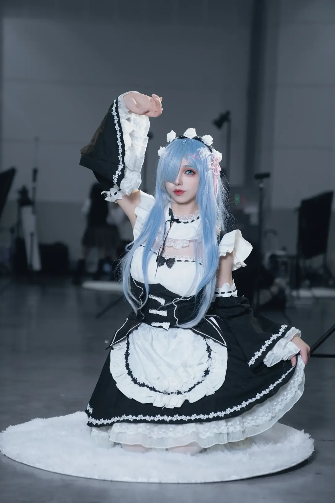 漫展返圖, 從零開始的異世界生活, 白絲, cosplay場照, 雷姆cos - 第5張