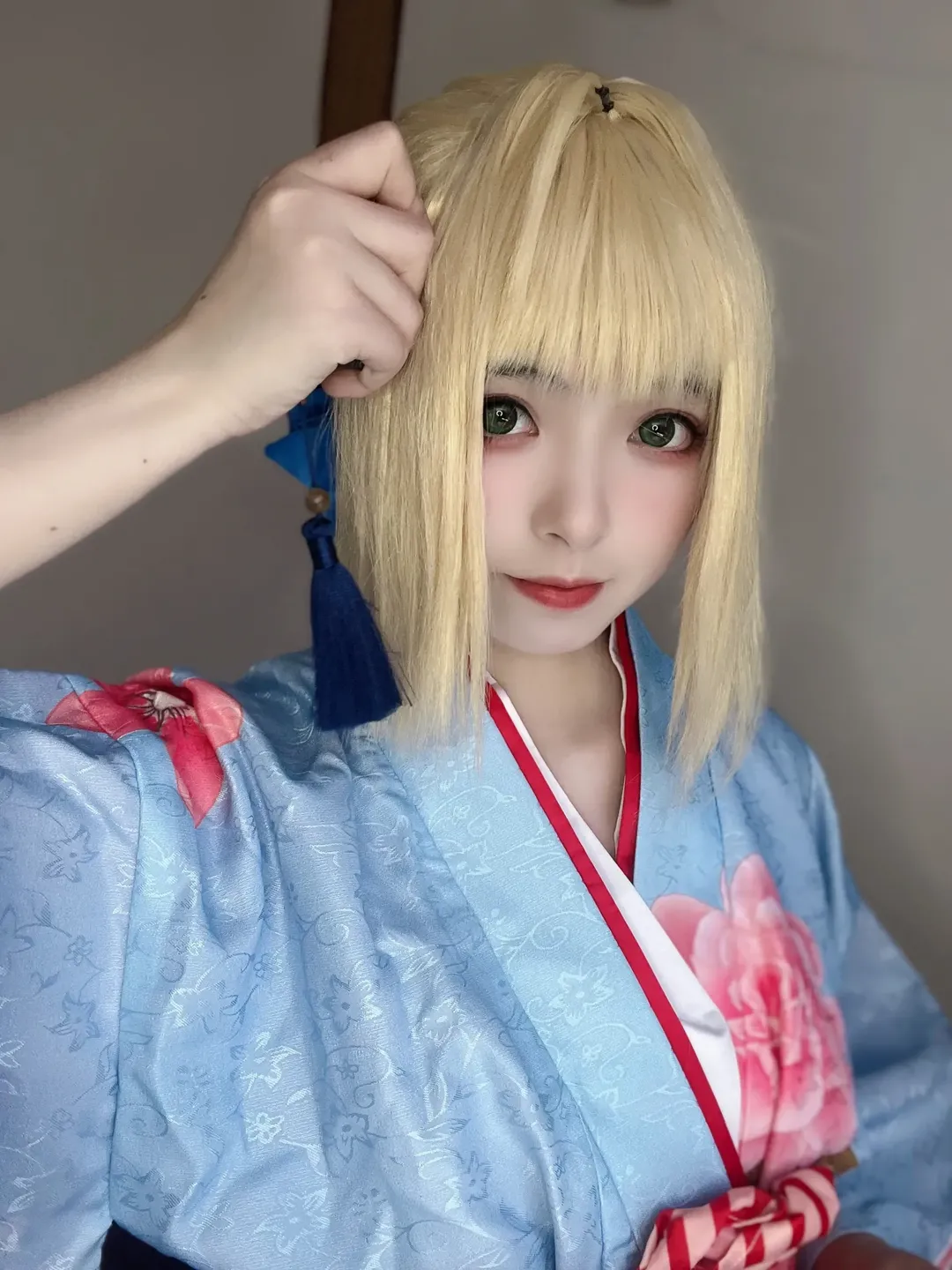 Fate/Grand Order, 阿尔托莉雅cos, 吾王, 和服cos, 蓝衣造型