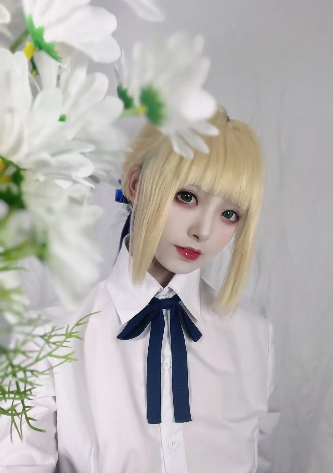 二次元, cosplay, 阿尔托莉雅cos, Fate, 白衬衫 - 第3张