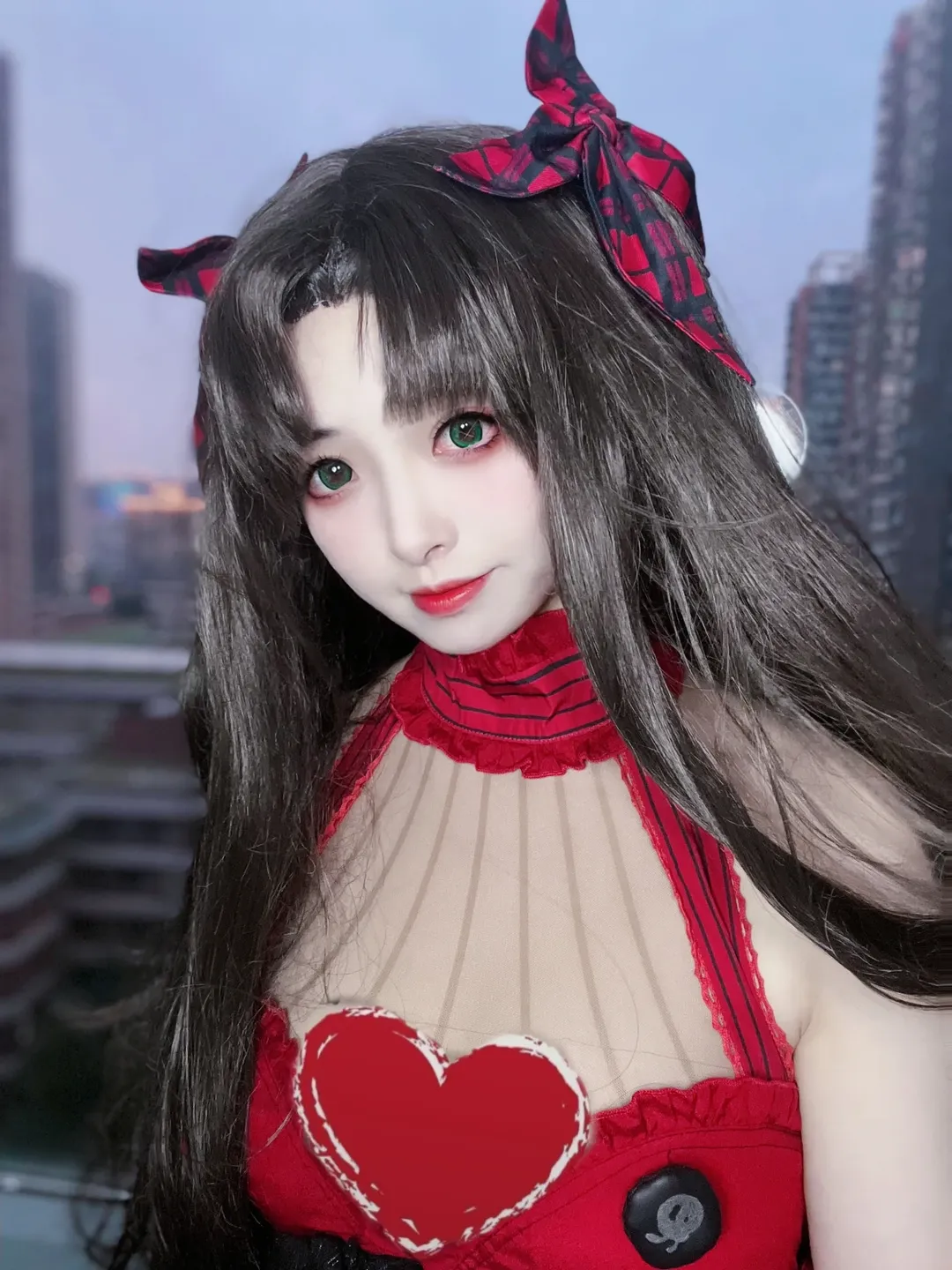 Fate/Grand Order, 哥特风, 远坂凛cos, cosplay摄影, 月之女王 - 第3张