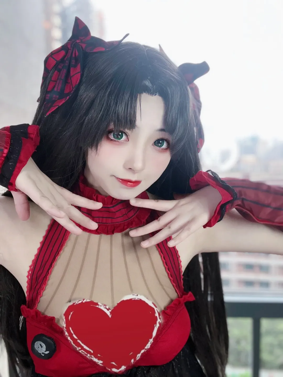Fate/Grand Order, 哥特风, 远坂凛cos, cosplay摄影, 月之女王