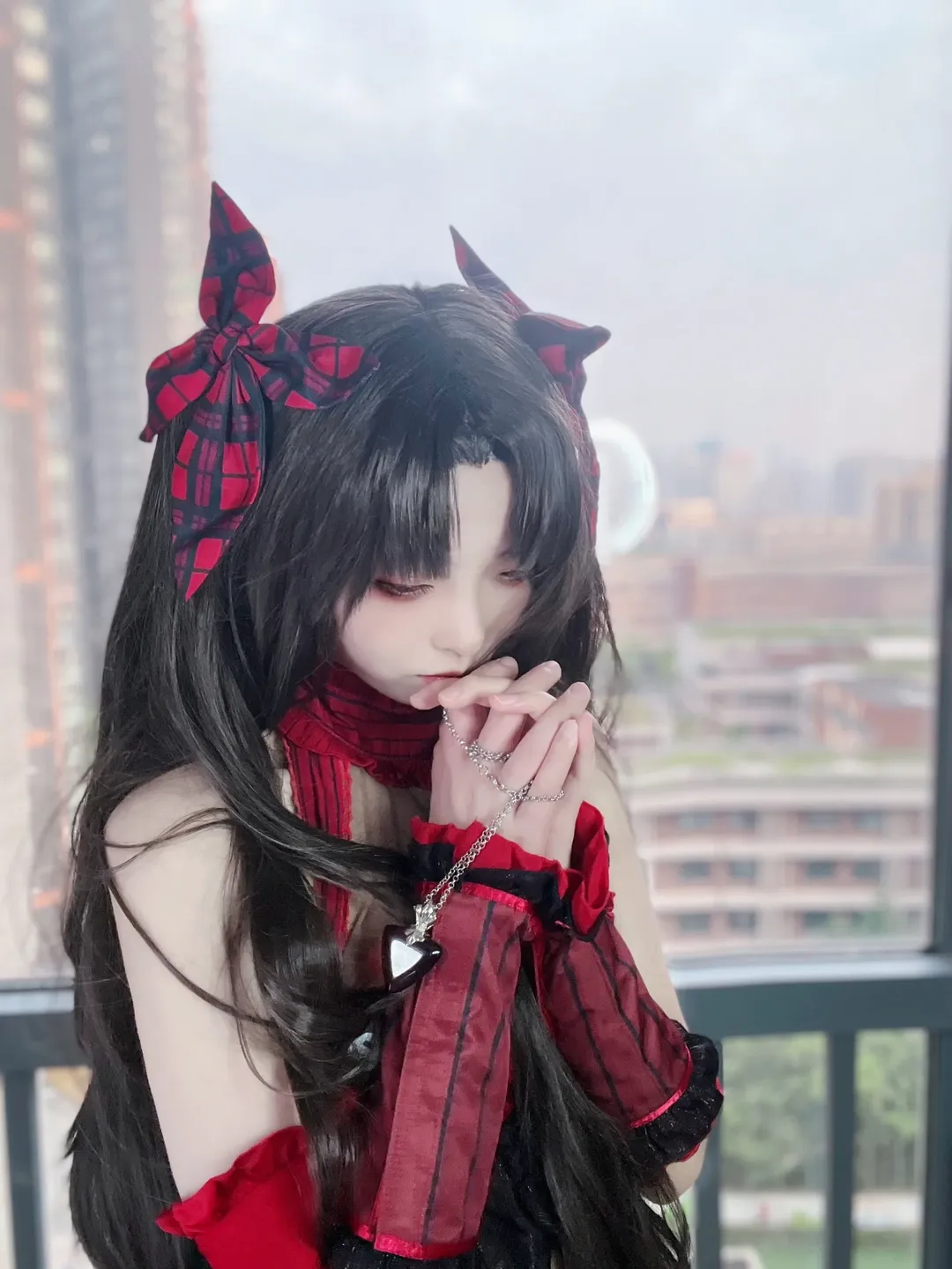 Fate/Grand Order, 哥特风, 远坂凛cos, cosplay摄影, 月之女王 - 第5张