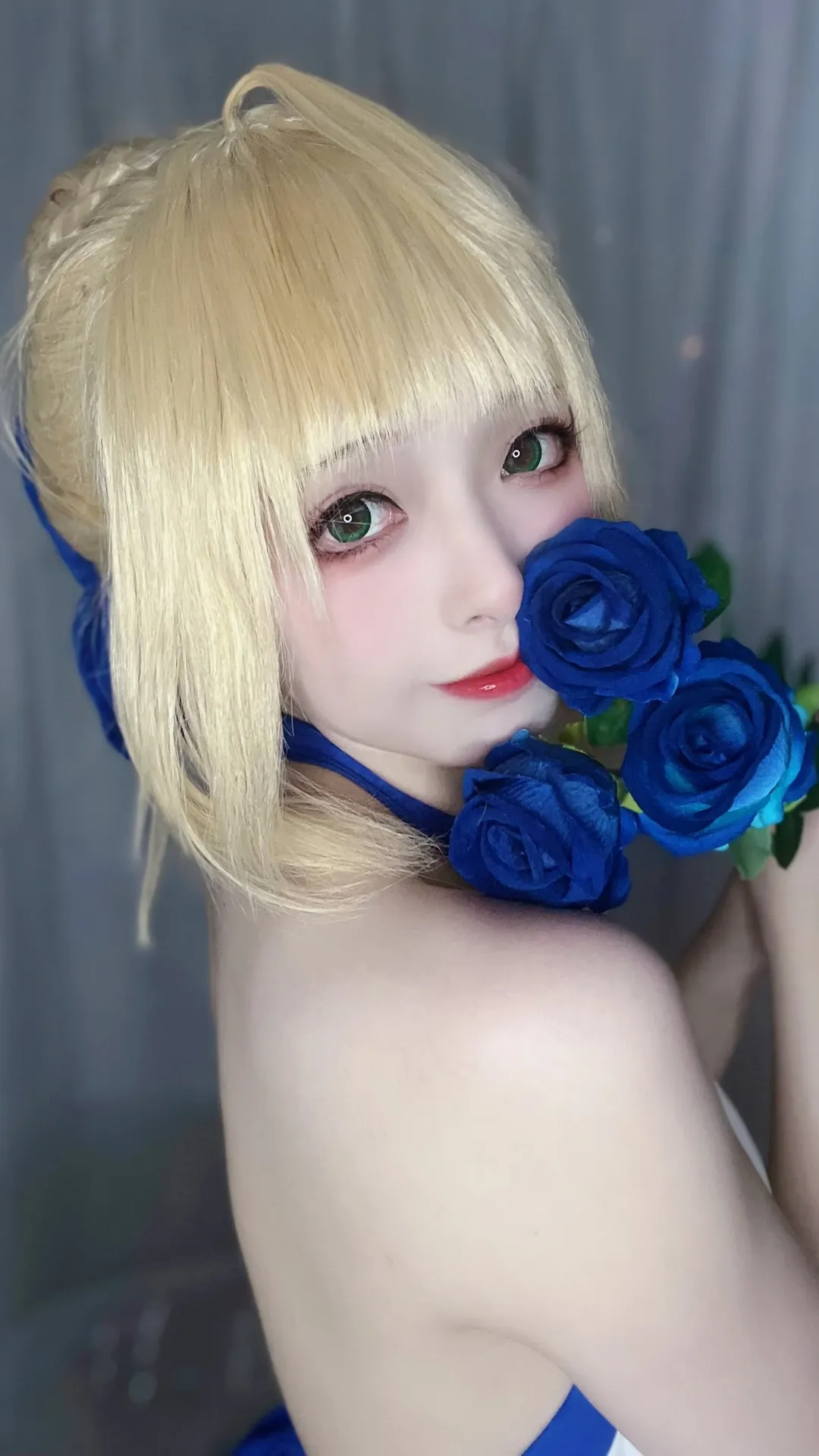 cosplay, Fate/Grand Order, 阿尔托莉雅cos, 夏日, 水枪 - 第1张