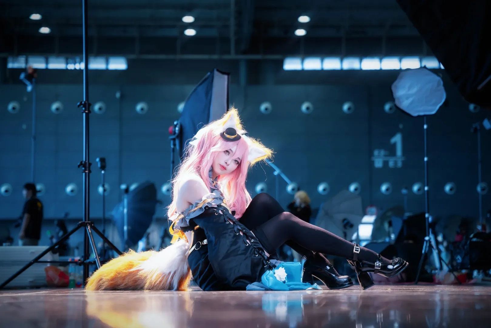 Fate/Grand Order, 漫展返图, 黑丝, 兽耳, 玉藻前cos - 第4张