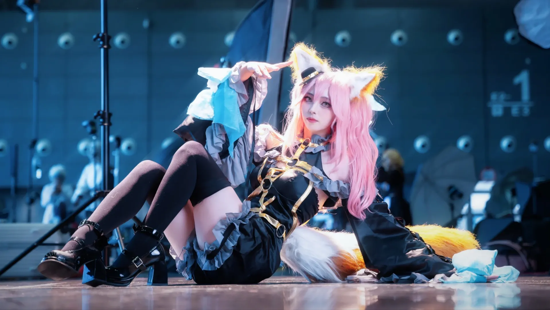 Fate/Grand Order, 漫展返图, 黑丝, 兽耳, 玉藻前cos - 第6张
