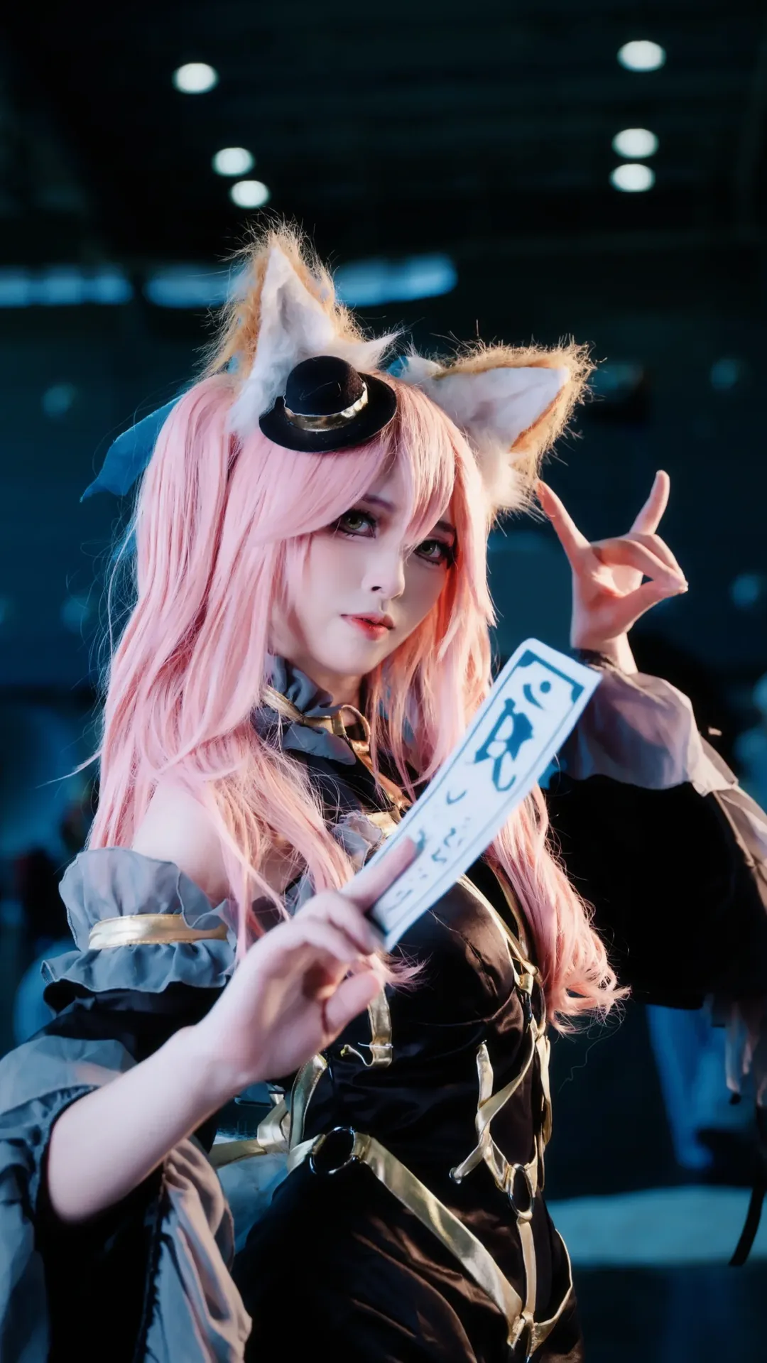 Fate/Grand Order, 漫展返图, 黑丝, 兽耳, 玉藻前cos - 第6张