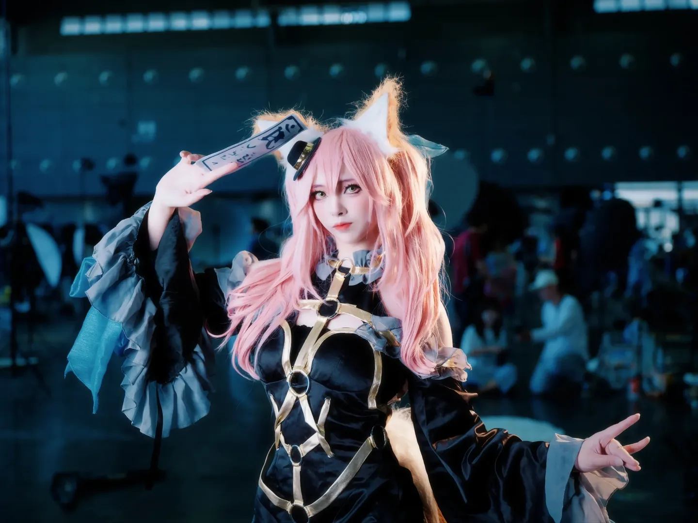 Fate/Grand Order, 漫展返图, 黑丝, 兽耳, 玉藻前cos - 第7张