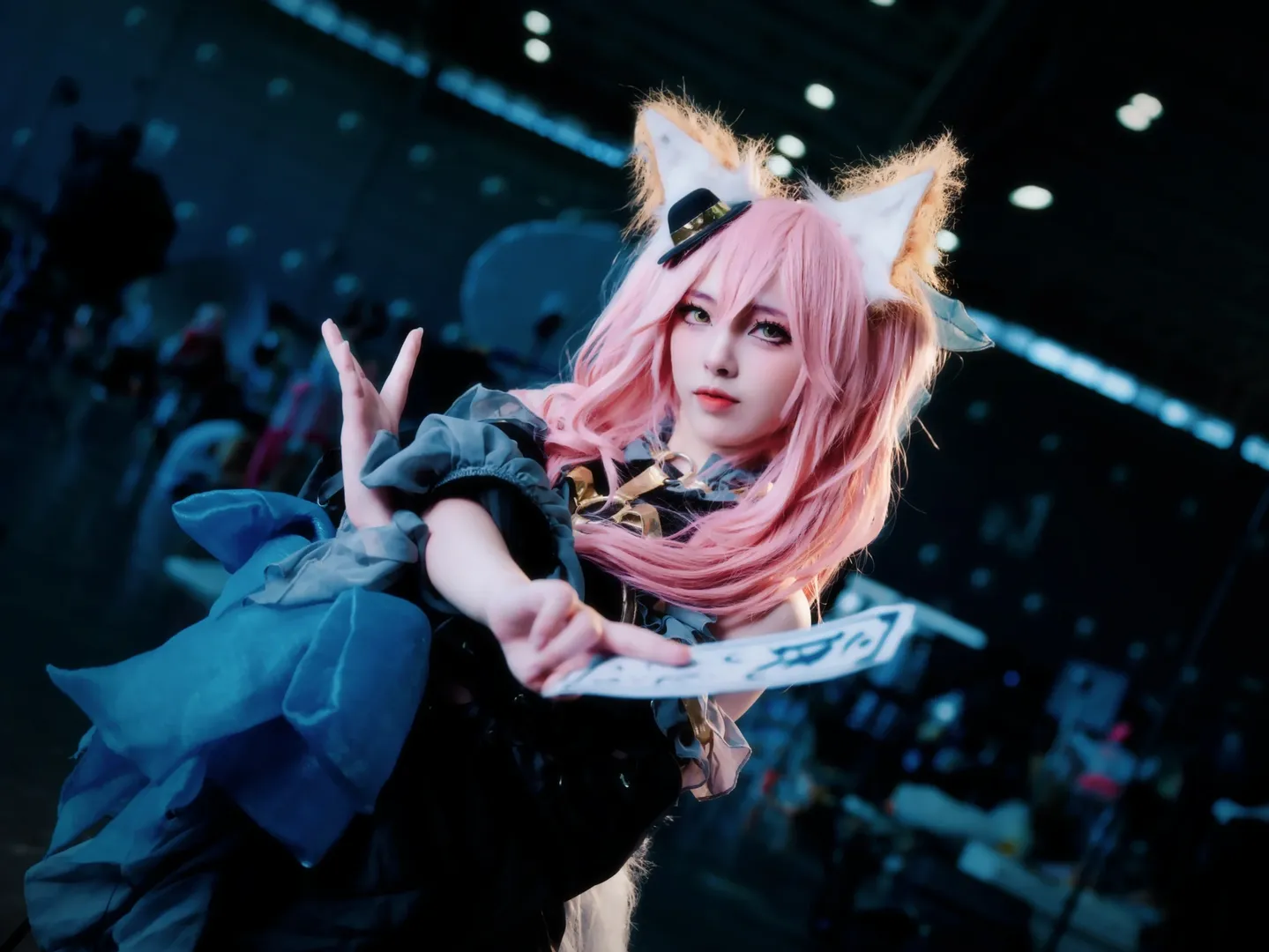 Fate/Grand Order, 漫展返图, 黑丝, 兽耳, 玉藻前cos - 第8张