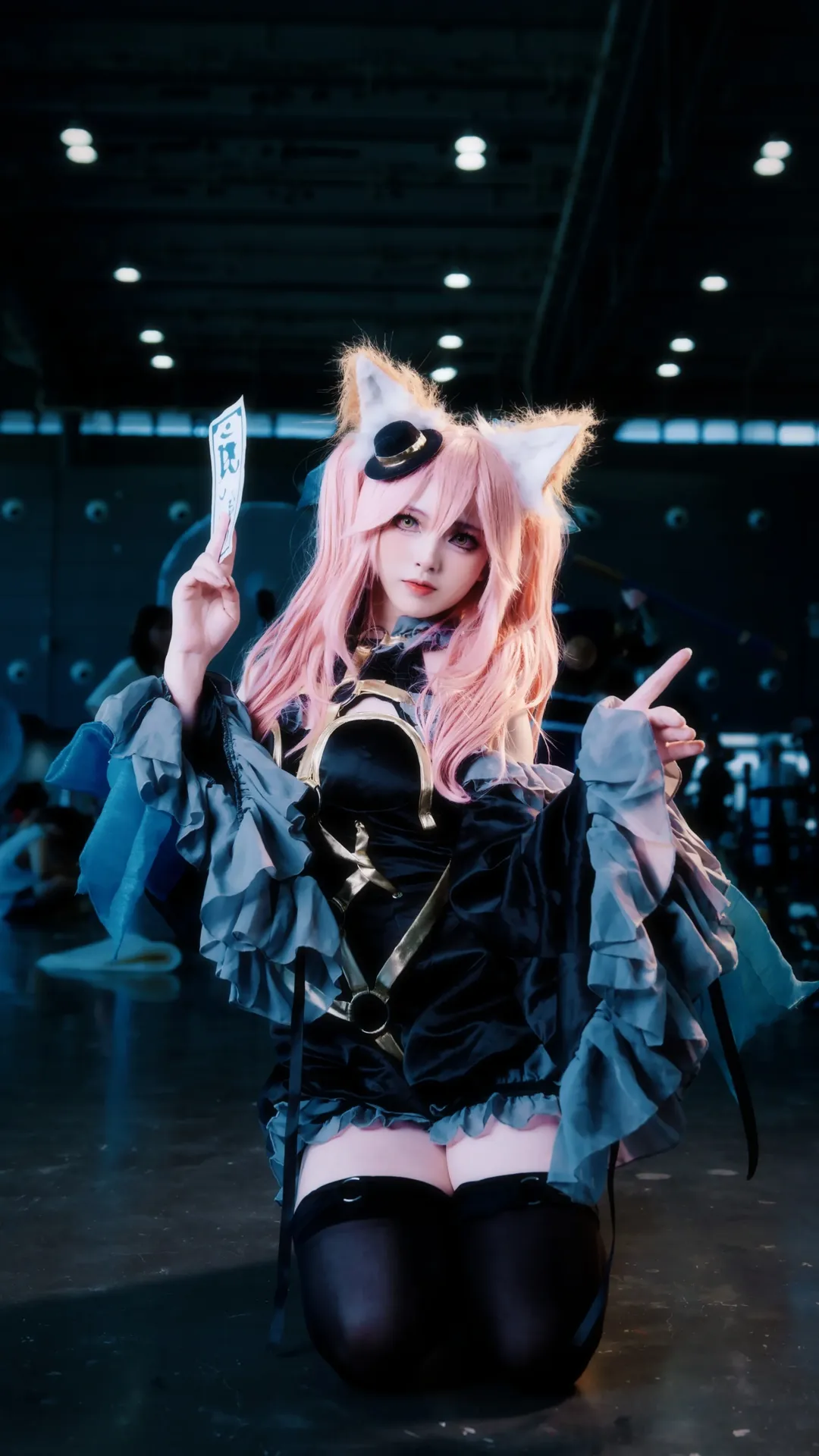 场照, 漫展返图, FGO, 黑丝, 玉藻前cos - 第2张
