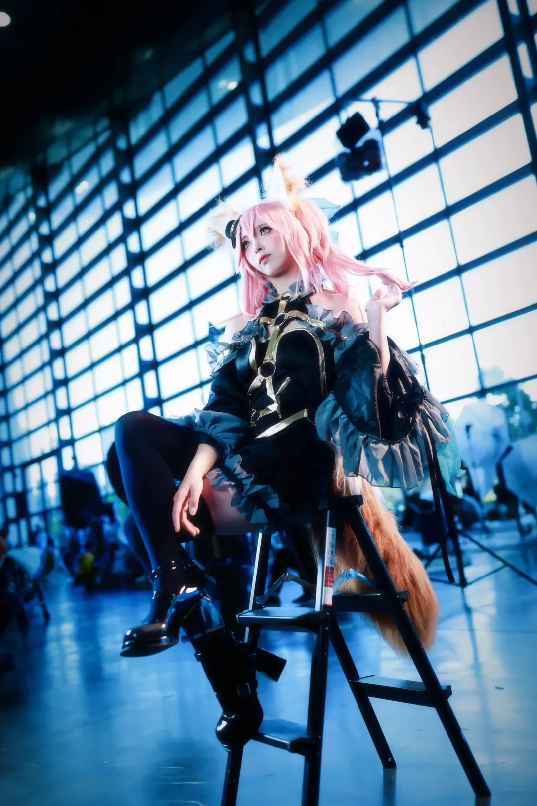 Fate/Grand Order, 漫展, 黑丝, 兽耳, 玉藻前cos - 第1张