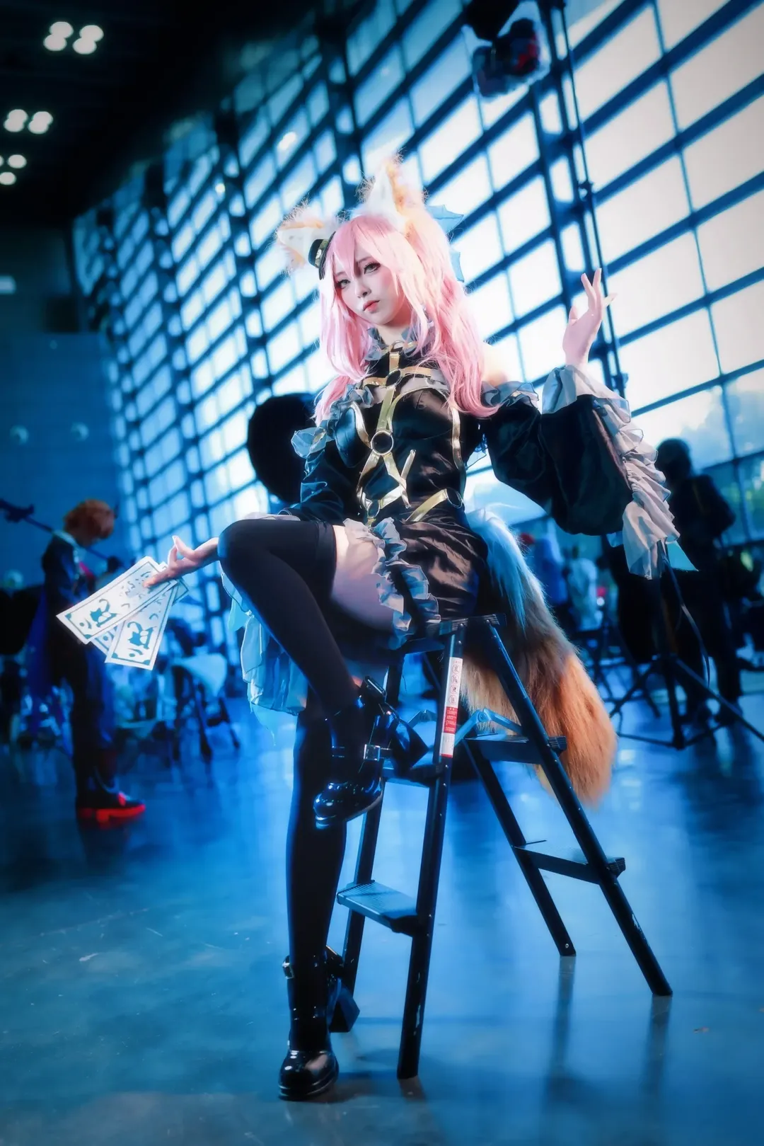 Fate/Grand Order, 漫展, 黑丝, 兽耳, 玉藻前cos - 第5张
