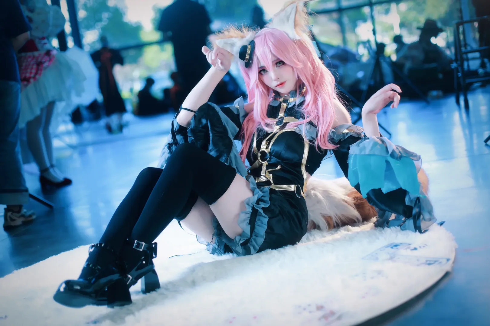 cosplay, Fate/Grand Order, 漫展, 黑丝, 玉藻前cos - 第6张