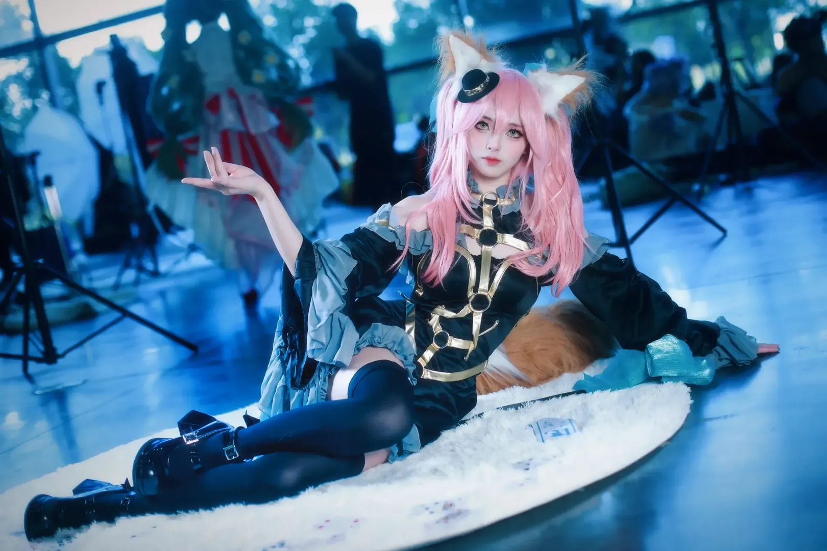 cosplay, Fate/Grand Order, 漫展, 黑丝, 玉藻前cos - 第7张