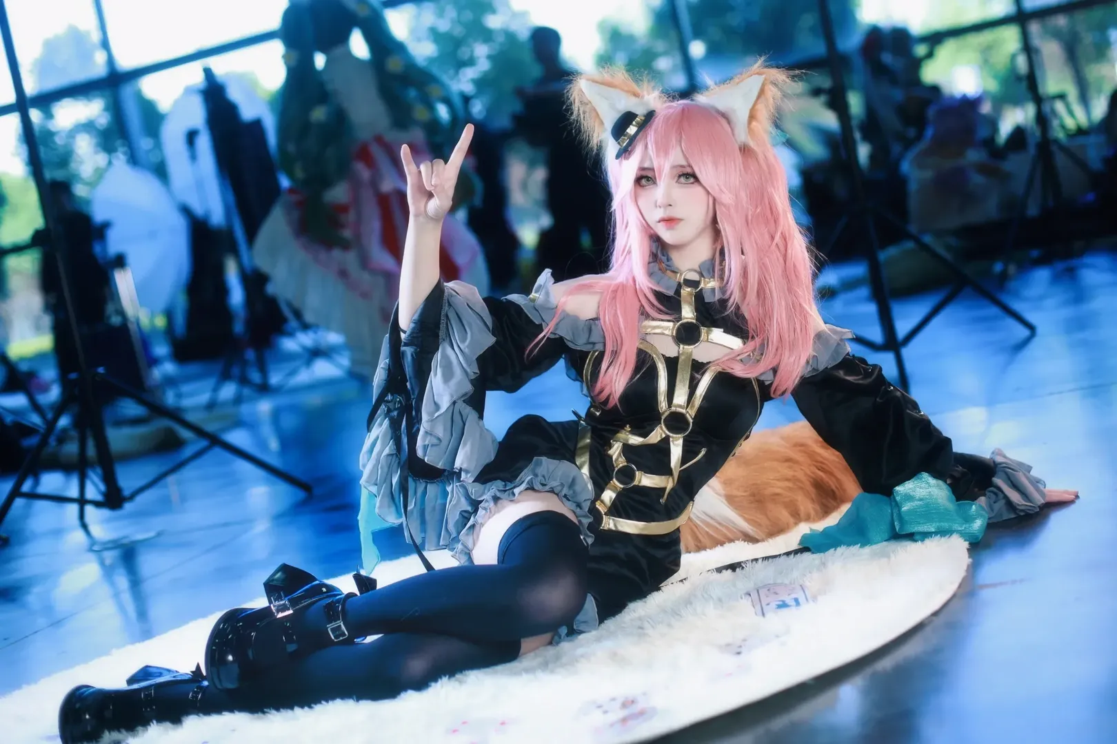 cosplay, Fate/Grand Order, 漫展, 黑丝, 玉藻前cos - 第9张