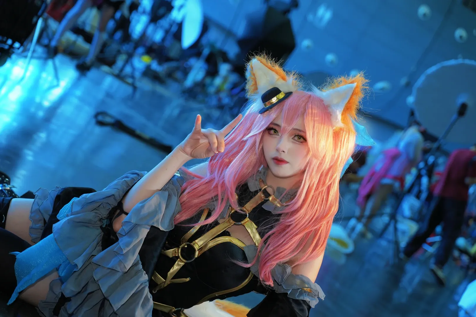 cosplay, Fate, 漫展场照, 黑丝cos, 玉藻前cos - 第2张