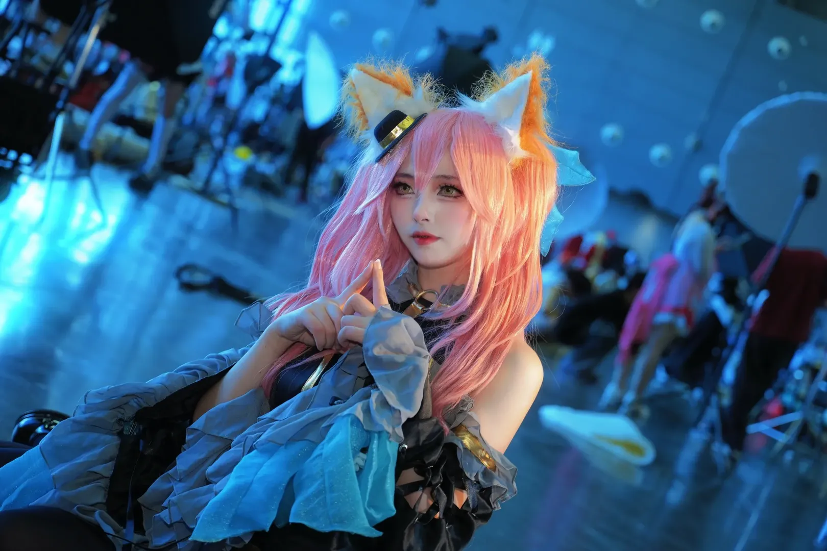 cosplay, Fate, 漫展场照, 黑丝cos, 玉藻前cos - 第3张
