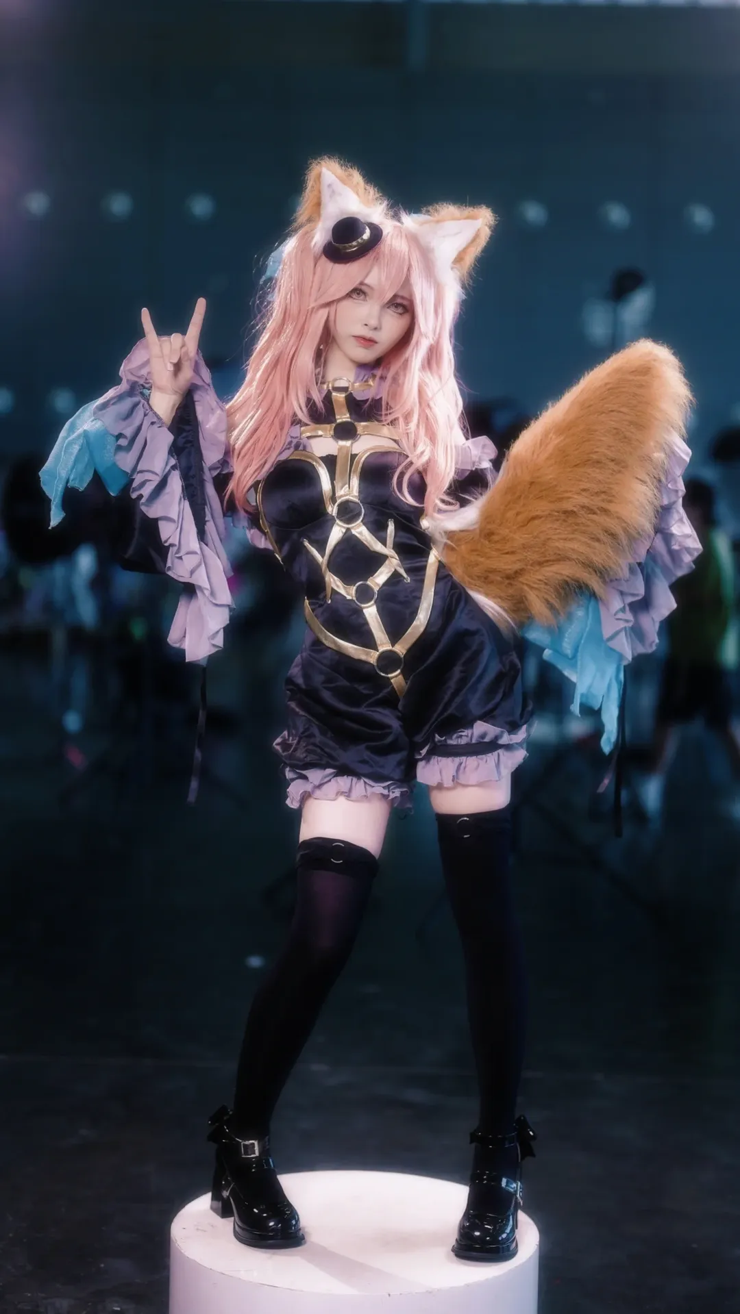 Fate/Grand Order, イベント写真, 黒ストッキング, コスプレイベント写真, 玉藻の前 コスプレ - 10枚目