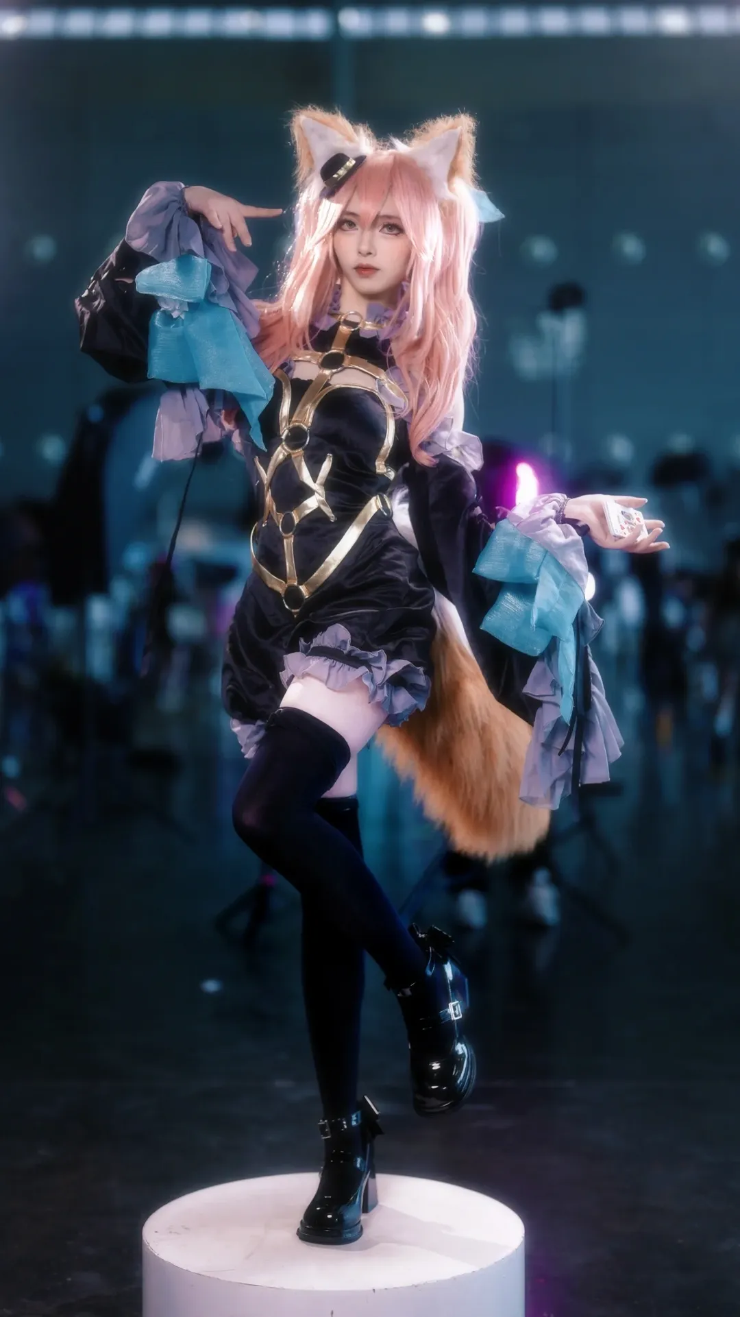 Fate/Grand Order, イベント写真, 黒ストッキング, コスプレイベント写真, 玉藻の前 コスプレ