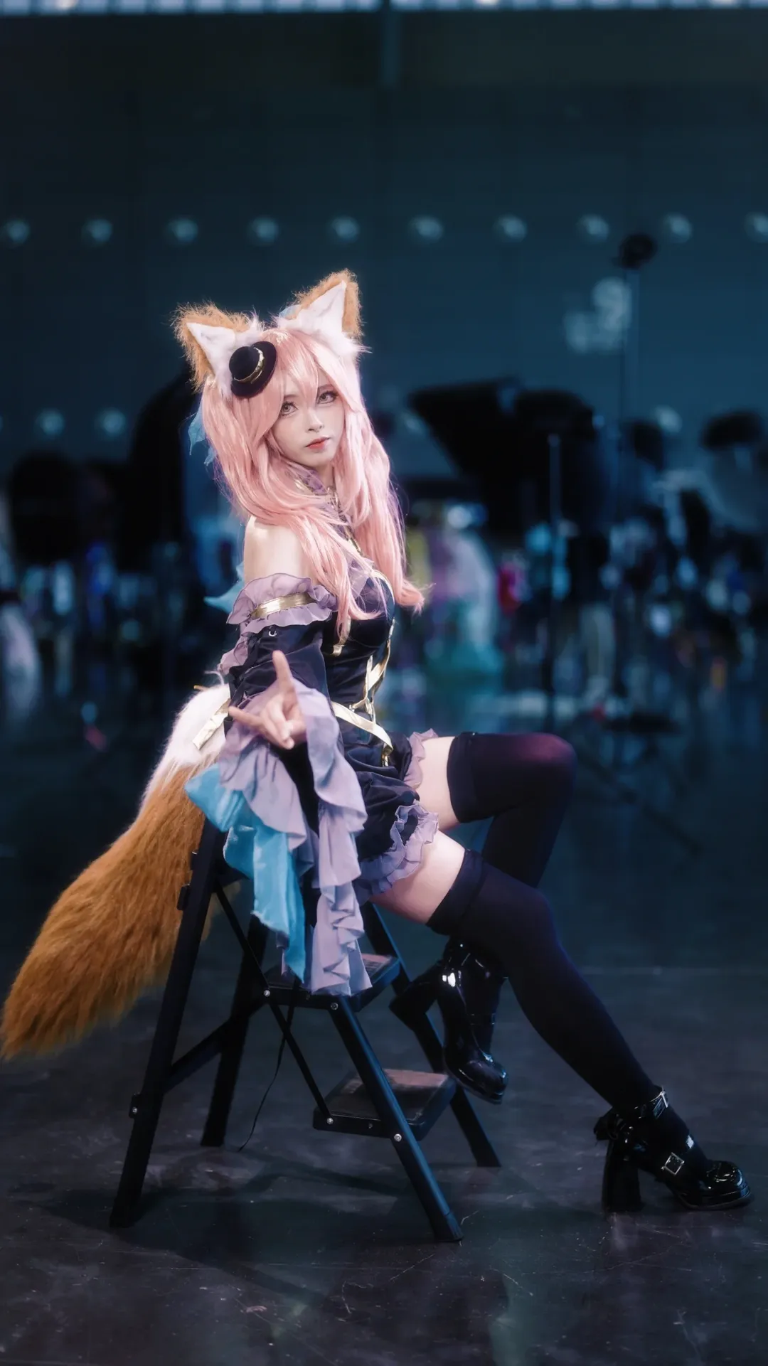 Fate/Grand Order, イベント写真, 黒ストッキング, コスプレイベント写真, 玉藻の前 コスプレ - 8枚目