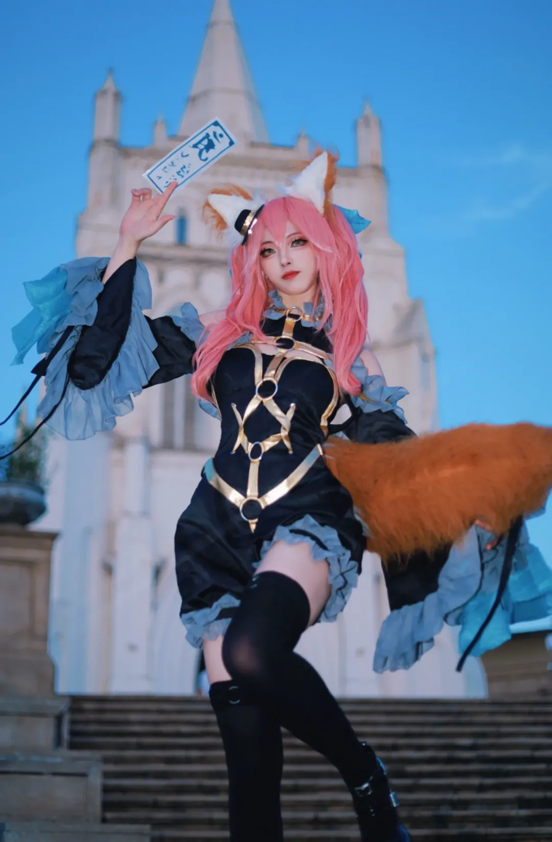 Fate/Grand Order, 哥特风, 兽耳, 玉藻前cos, 丝袜 - 第7张