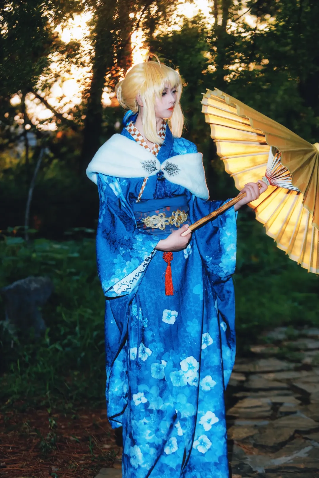 摄影作品, cosplay, Fate/Grand Order, 阿尔托莉雅cos, 黄昏逆光 - 第1张