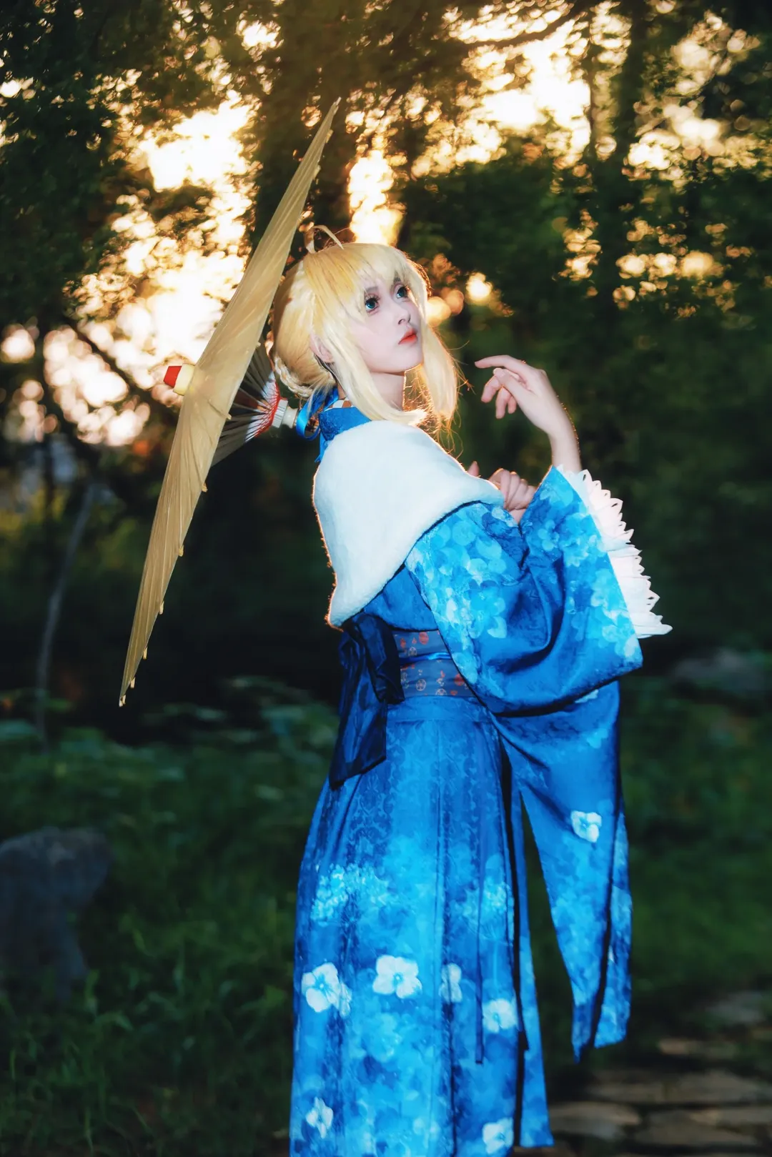 摄影作品, cosplay, Fate/Grand Order, 阿尔托莉雅cos, 黄昏逆光 - 第2张