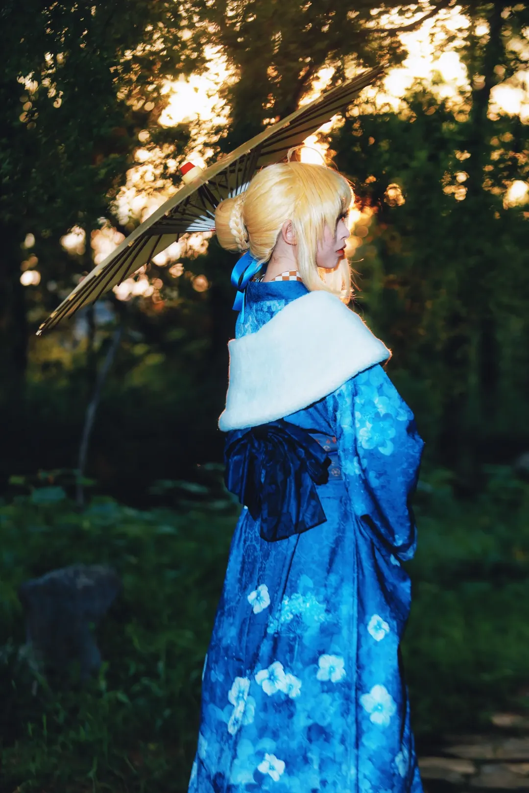 摄影作品, cosplay, Fate/Grand Order, 阿尔托莉雅cos, 黄昏逆光 - 第3张