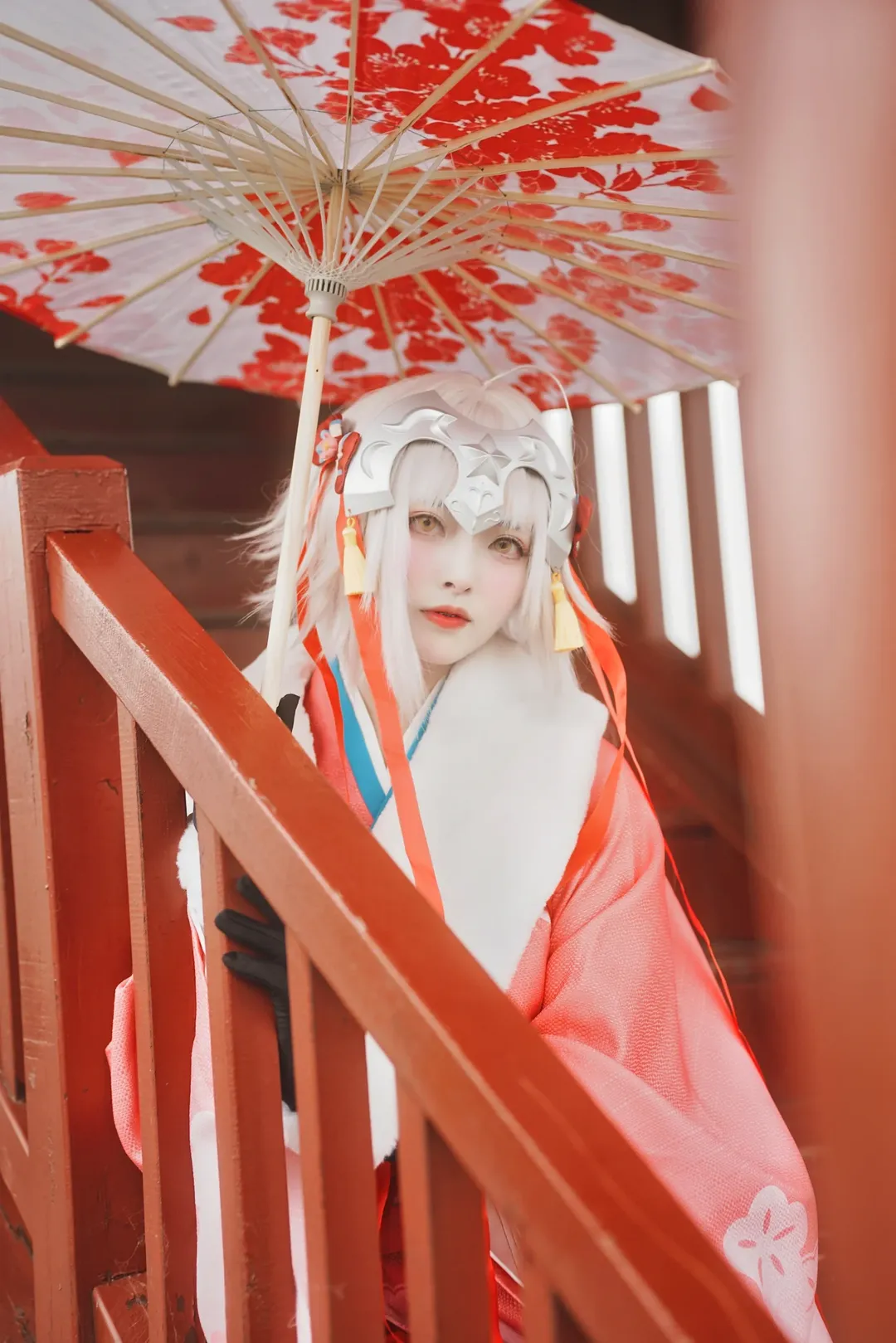 Fate/Grand Order, ロケーション撮影, 和風, ストッキング, ジャンヌ・リリィコスプレ