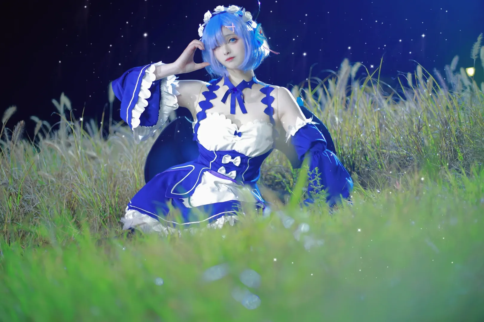 从零开始的异世界生活, 蕾姆cos, 小恶魔, 夜景, 丝袜 - 第2张