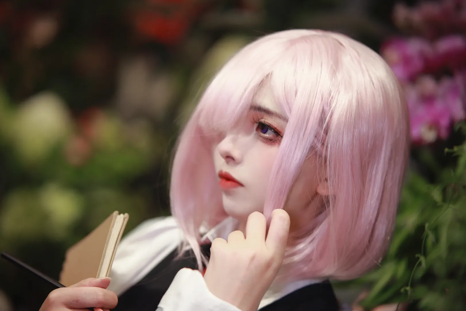 二次元, FGO, 黑丝, 玛修cos, 花房摄影 - 第1张