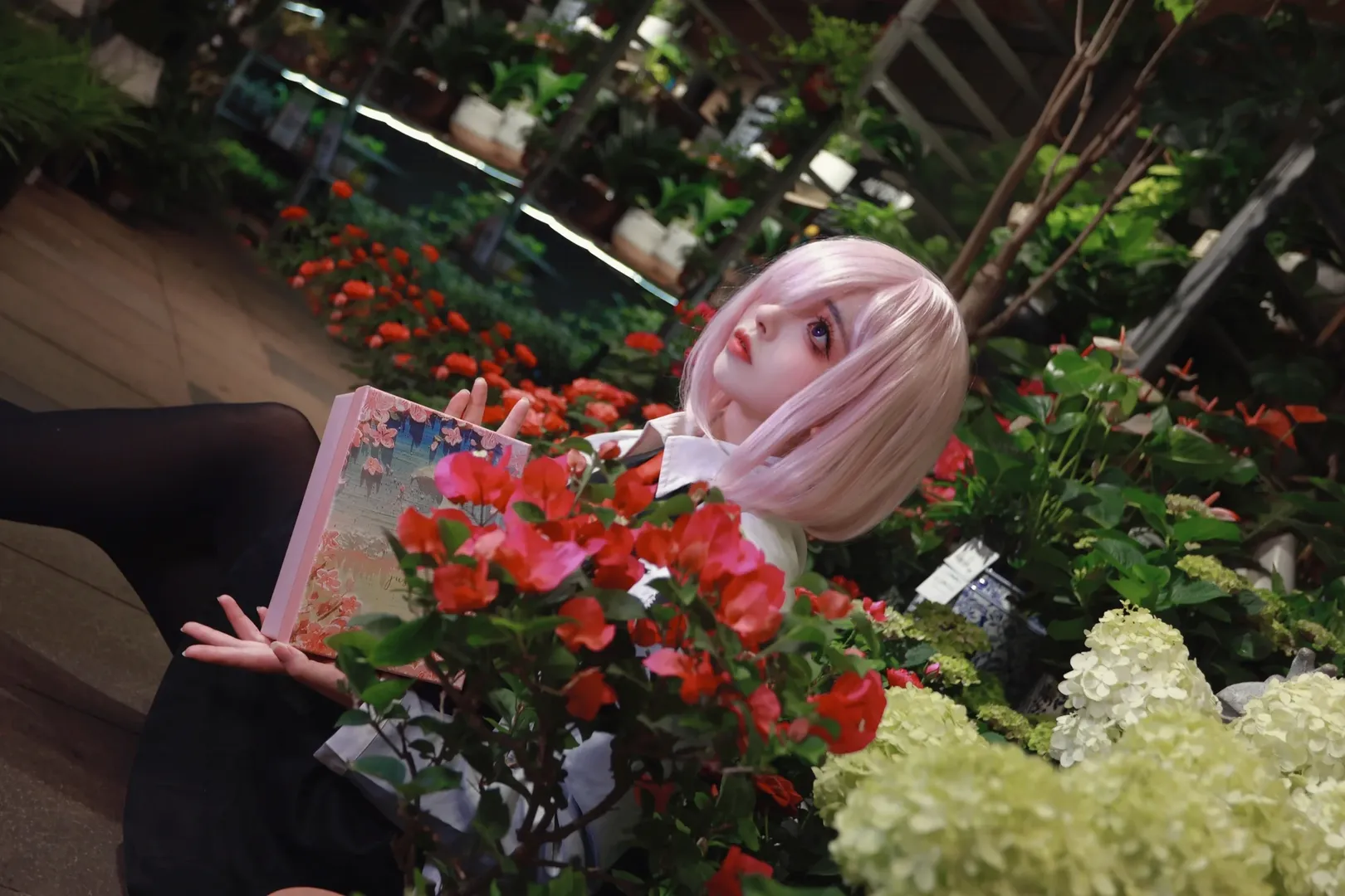 二次元, FGO, 黑丝, 玛修cos, 花房摄影 - 第4张