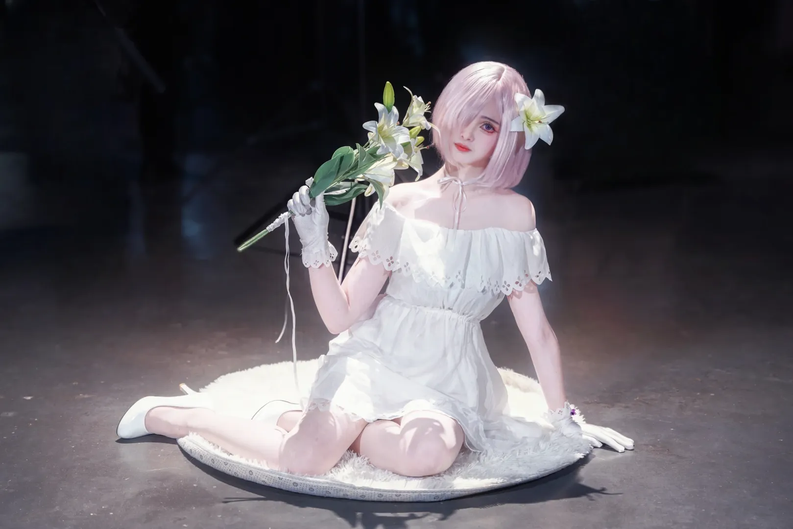 Fate/Grand Order, アニメイベント, 白ストッキング, マシュコスプレ, 百合 - 3枚目