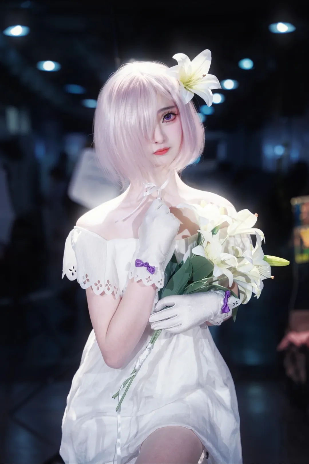 Fate/Grand Order, アニメイベント, 白ストッキング, マシュコスプレ, 百合 - 7枚目
