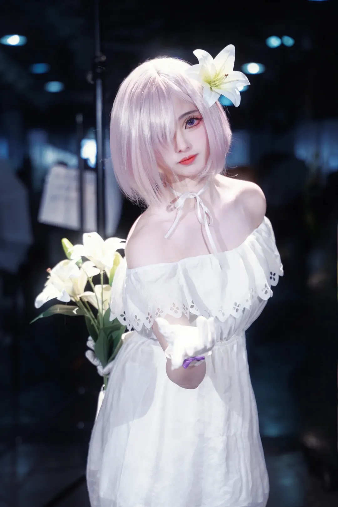 Fate/Grand Order, アニメイベント, 白ストッキング, マシュコスプレ, 百合 - 8枚目