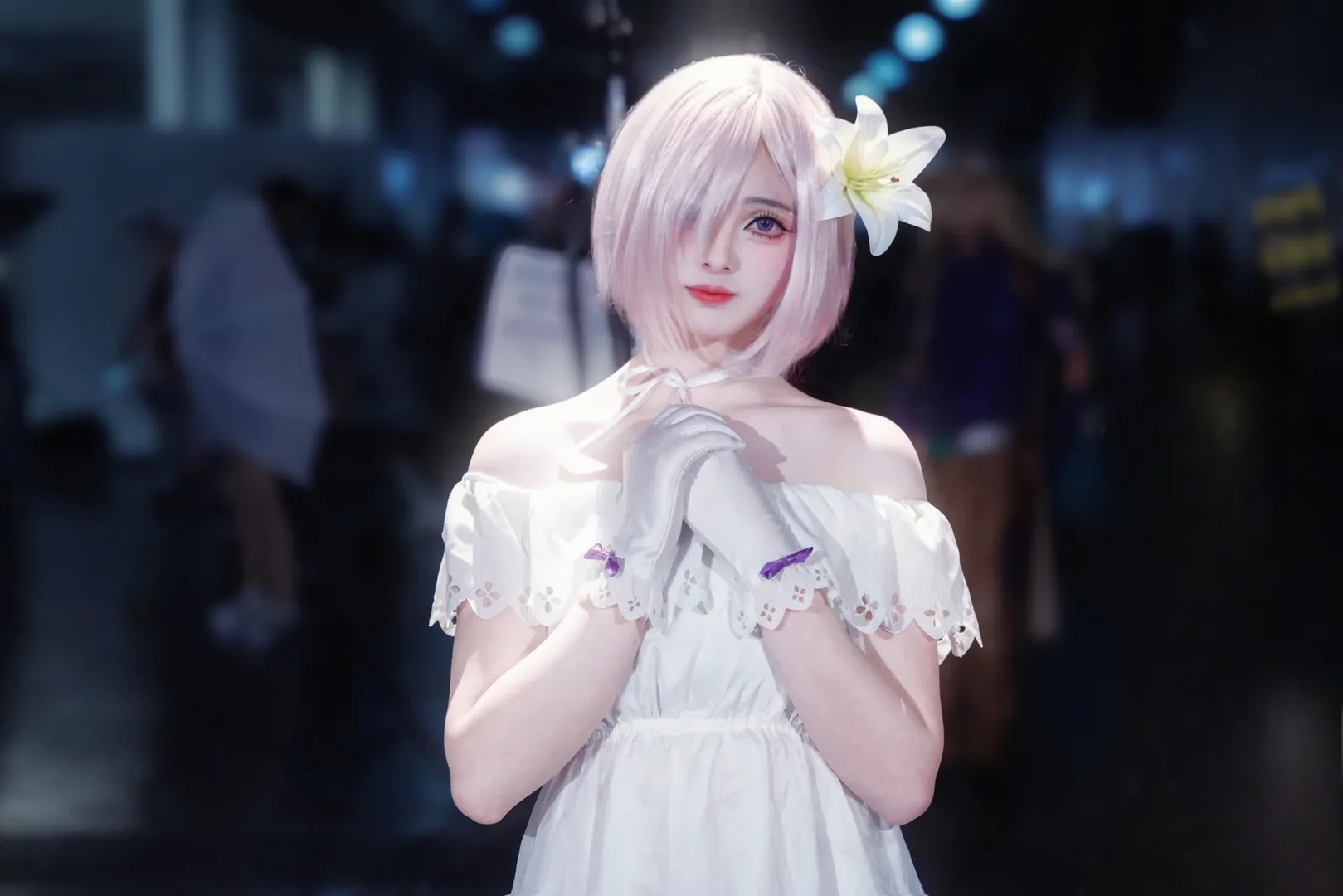 Fate/Grand Order, アニメイベント, 白ストッキング, マシュコスプレ, 百合 - 9枚目