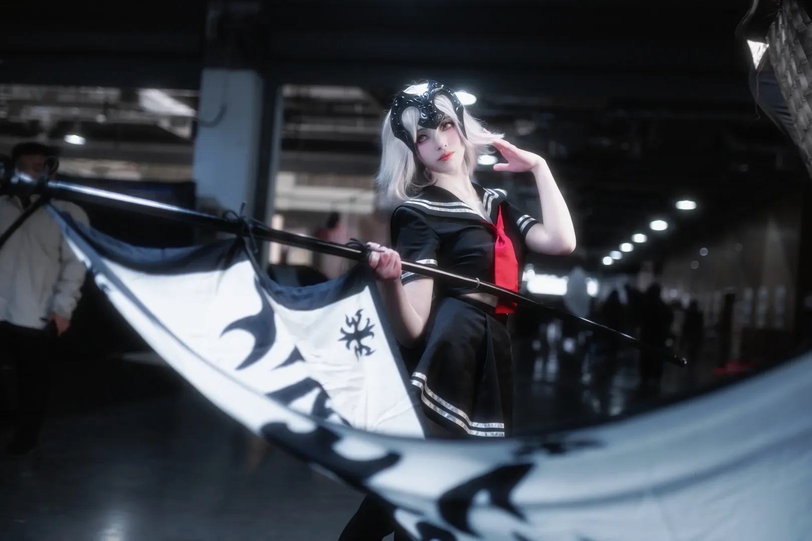 cosplay, Fate/Grand Order, Convention photos, Jeanne d'Arc (Alter) cosplay, Black stockings cosplay - Image 4