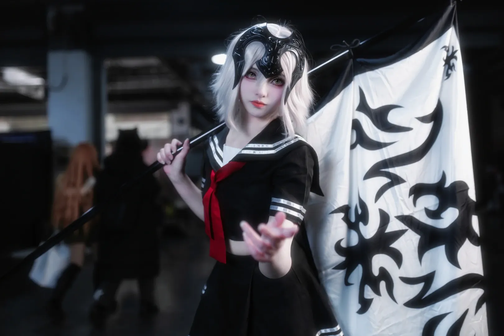cosplay, Fate/Grand Order, Convention photos, Jeanne d'Arc (Alter) cosplay, Black stockings cosplay - Image 6