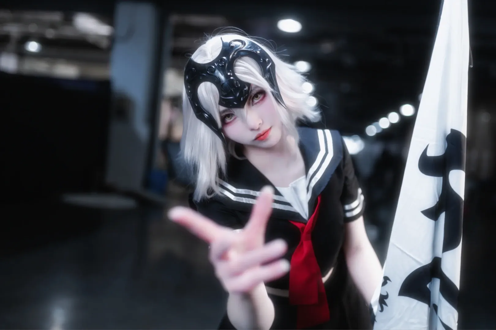 cosplay, Fate/Grand Order, Convention photos, Jeanne d'Arc (Alter) cosplay, Black stockings cosplay - Image 7
