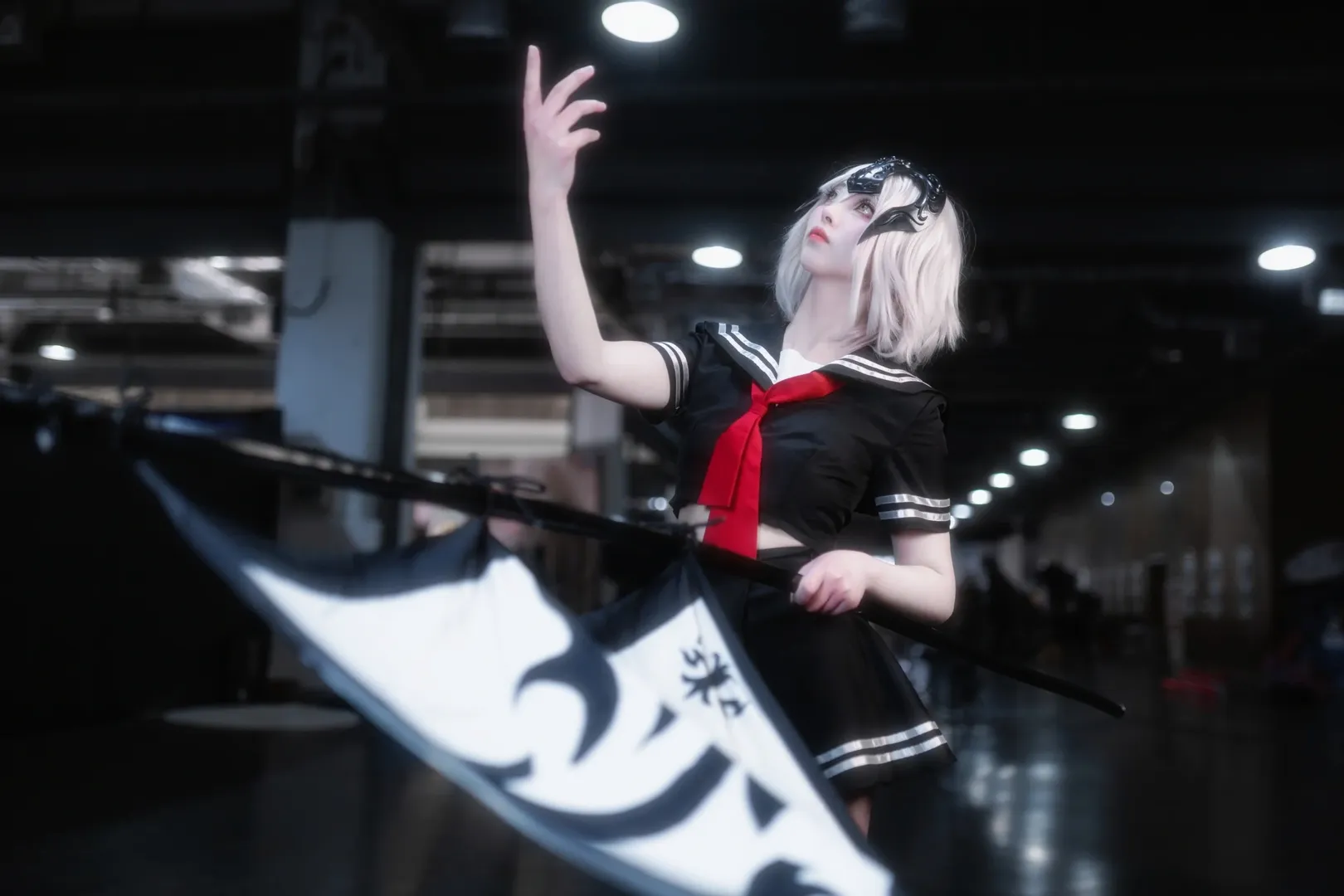 cosplay, Fate/Grand Order, Convention photos, Jeanne d'Arc (Alter) cosplay, Black stockings cosplay - Image 9