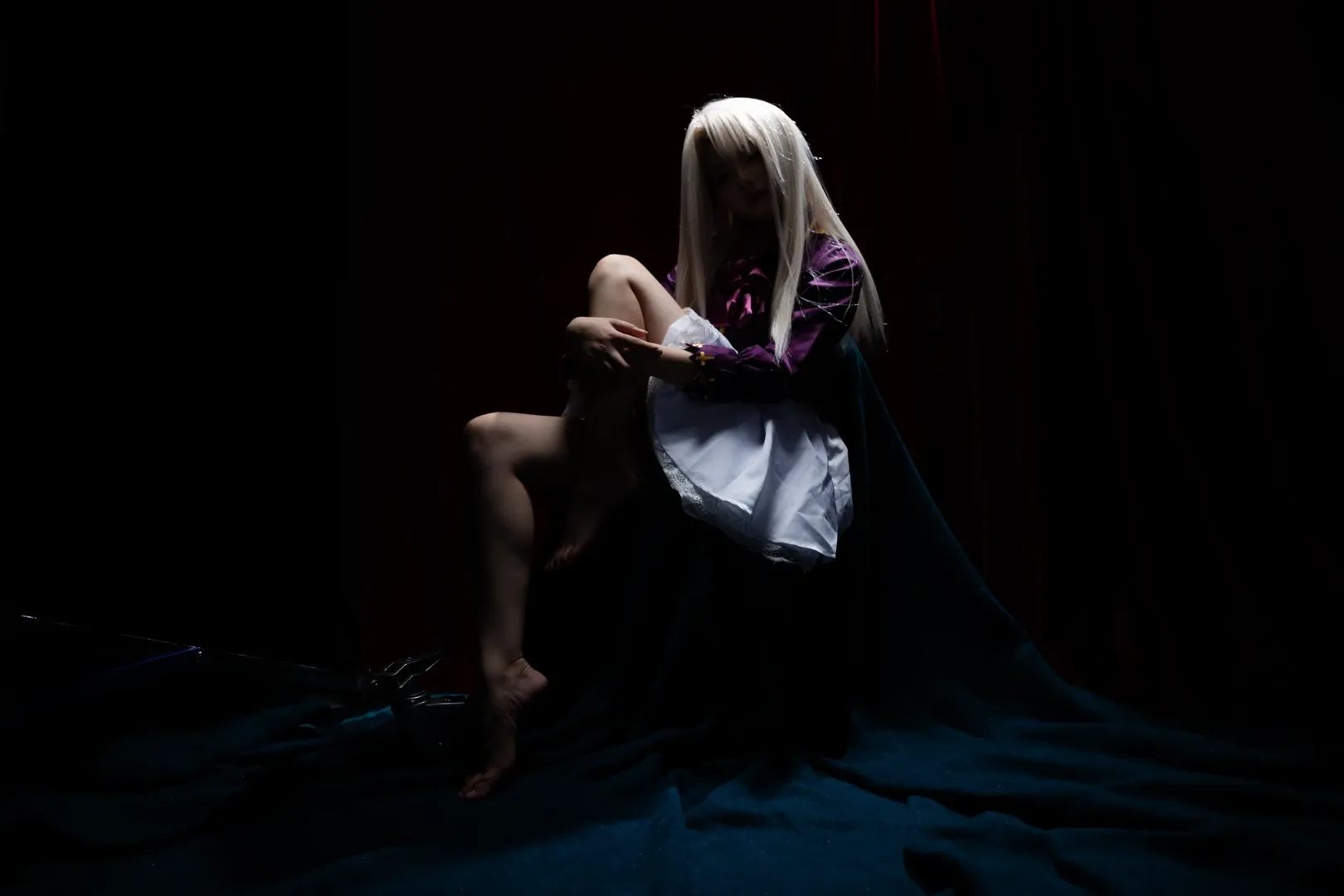 cosplay, 暗调摄影, 伊莉雅cos, fgo fate, 爱因兹贝伦 - 第6张