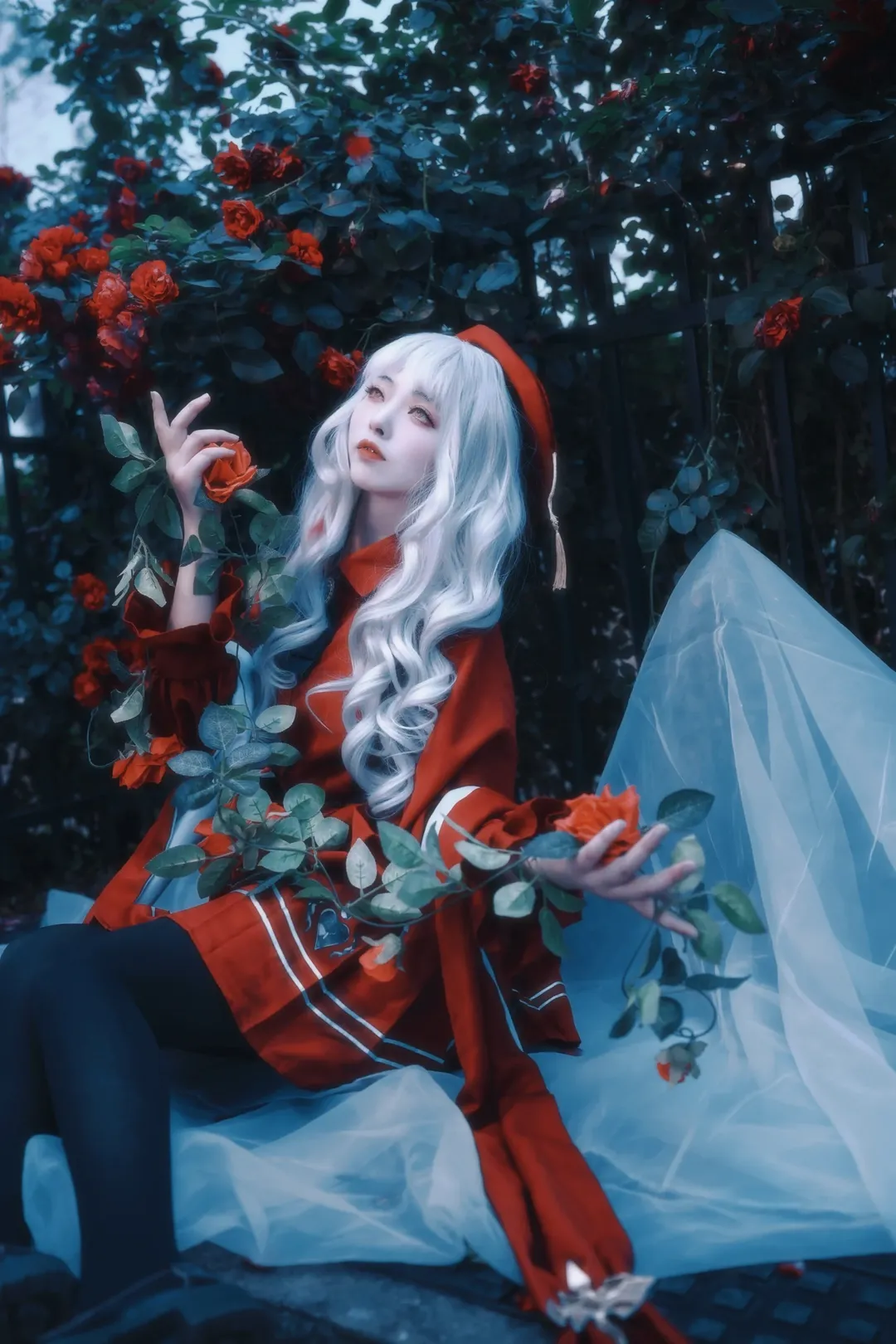cosplay, Fate/Grand Order, 黑丝, 暗黑哥特, 卡莲cos