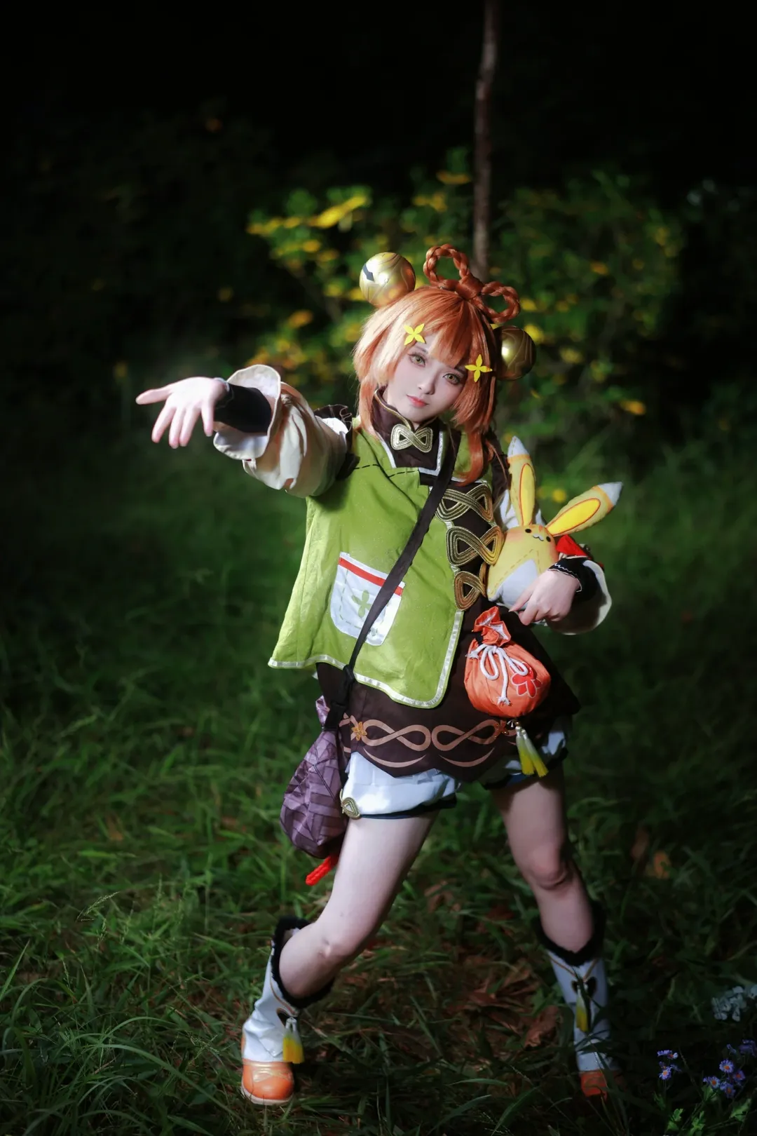 原神, 瑶瑶cos, cosplay摄影, 户外外景, 二次元演绎 - 第2张